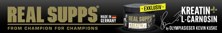 Exklusiv bei Winnersfood - REAL SUPPS - by Kevin Kuske
